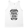 Super Cool Papa Of A Freaking Awesome Son Tank Top