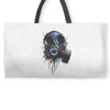 gas mask Weekender Totes
