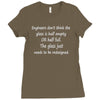 funny engineer geek quote Ladies Fitted T-Shirt