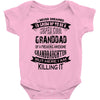 Super Cool Granddad Of A Freaking Awesome Granddaughter Baby Onesie