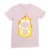 burning man Ladies Fitted T-Shirt
