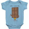 girls love me Baby Bodysuit