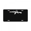 banksy style ak47 art   funny License Plate