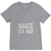 namaste in bed off shoulder V-Neck Tee