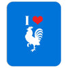 i love cock Mousepad