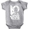 a woman's place is in the resistance Baby Bodysuit