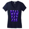 real men eat ass Women's V-Neck T-Shirt