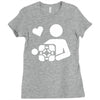 adesivo companion cube portal Ladies Fitted T-Shirt