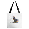 hit me Tote Bags