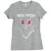 ghose face halloween Ladies Fitted T-Shirt