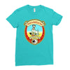 dogs bollocks beer label ideal birthday present or gift Ladies Fitted T-Shirt