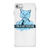 cat person iPhone 7 Case