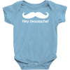 hey moustache! Baby Onesie