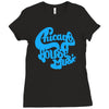 chicago house music Ladies Fitted T-Shirt