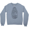 darwin's fingerprint Crewneck Sweatshirt