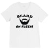 mens beard V-Neck Tee