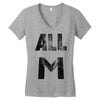 deku all m t shirt hero academia galaxy Women's V-Neck T-Shirt