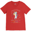 Unicorns are born in June V-Neck Tee