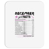 December Girl Facts Sagittarius Mousepad