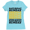 saturday sunday shitday Ladies Fitted T-Shirt