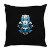 samurai blue ranger Throw Pillow