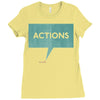 louder than words Ladies Fitted T-Shirt