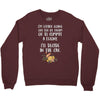 ice cream or a felony Crewneck Sweatshirt