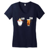my gut my choice Women's V-Neck T-Shirt