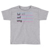 practice your texting Toddler T-shirt