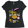 eat me Women's Triblend Scoop T-shirt