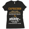 Capricorn Hated By Many Wanted By Plenty Disliked By Some Confronted B Ladies Fitted T-Shirt