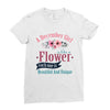 A December Girl Like A Flowers Ladies Fitted T-Shirt