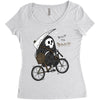 back to boo!!! Women's Triblend Scoop T-shirt