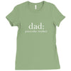 dad pancake maker Ladies Fitted T-Shirt