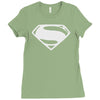 beast bode mens superman Ladies Fitted T-Shirt