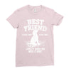 Best Friend Beagle Ladies Fitted T-Shirt