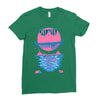 happy outdoors   porky roebuck Ladies Fitted T-Shirt
