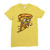 pizza smoking Ladies Fitted T-Shirt