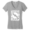 vinyl rules Women's V-Neck T-Shirt