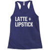 latte and lipstick Racerback Tank