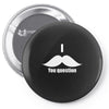 mustache (3) Pin-back button