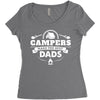 Campers Make the Best Dads Women's Triblend Scoop T-shirt