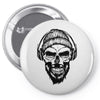hipter skull Pin-back button