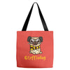 gryffindog pug Tote Bags