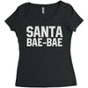 santa bae bae Women's Triblend Scoop T-shirt