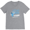 fishing fanatics V-Neck Tee