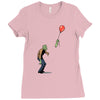 happiness is fleeting Ladies Fitted T-Shirt