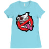 ghost blast Ladies Fitted T-Shirt