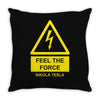 nikola tesla Throw Pillow