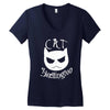 cat skellington Women's V-Neck T-Shirt